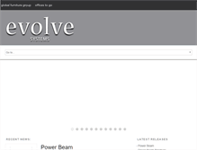 Tablet Screenshot of evolvefurnituregroup.com